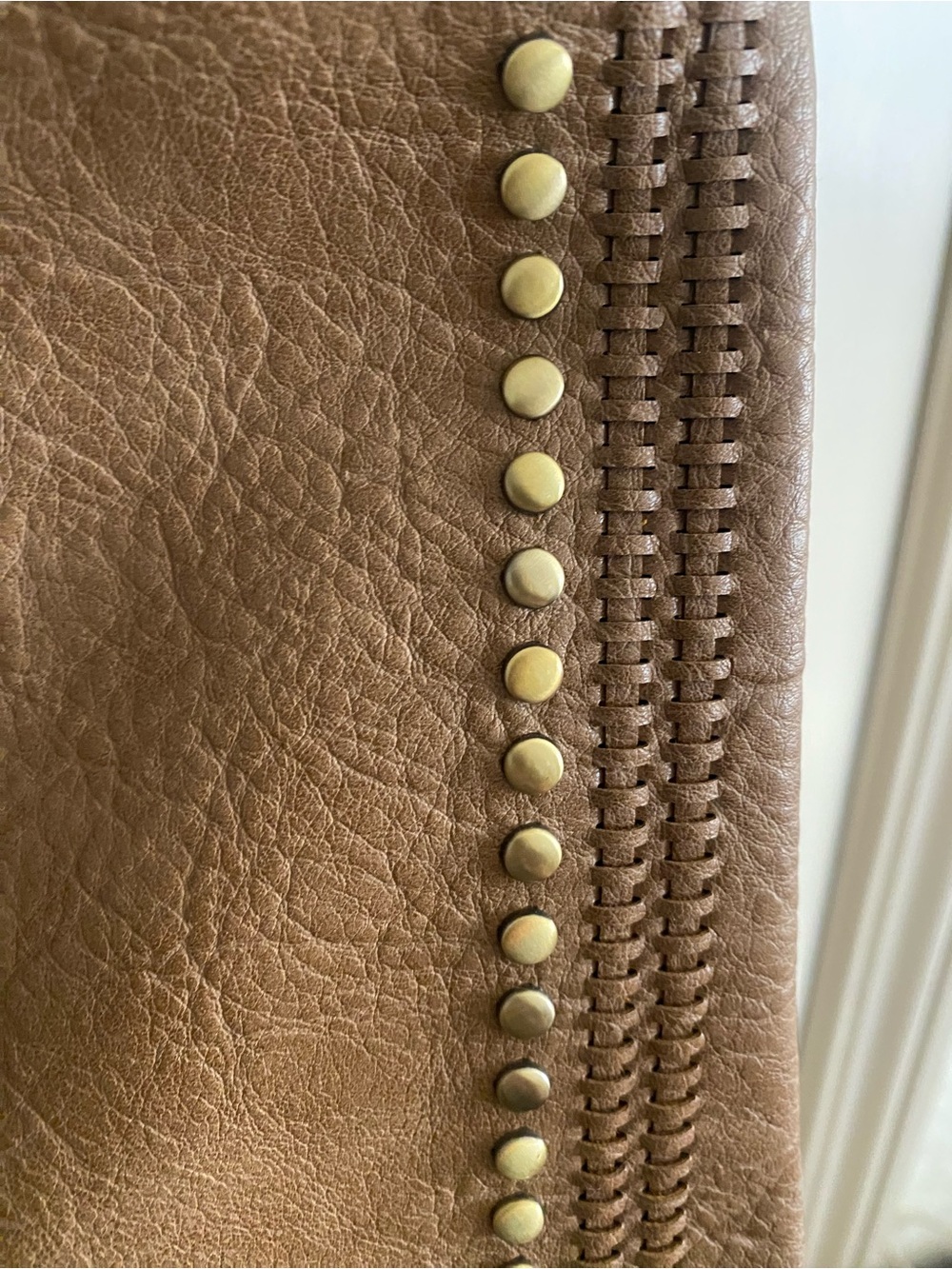 Upcycled Louis Vuitton Crossbody vegan leather bag NEW - Picture 4 of 6